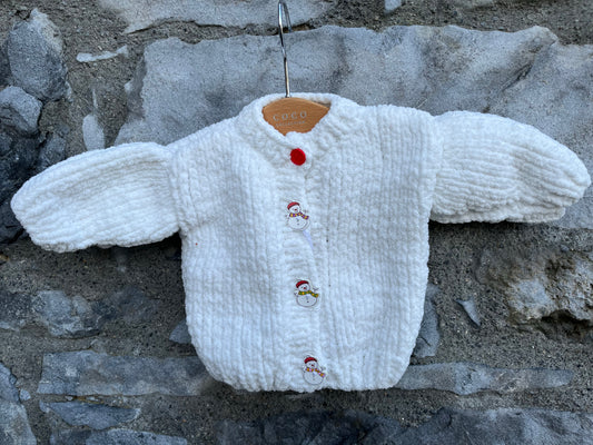 Snowman cardigan  3-6m (62-68cm)