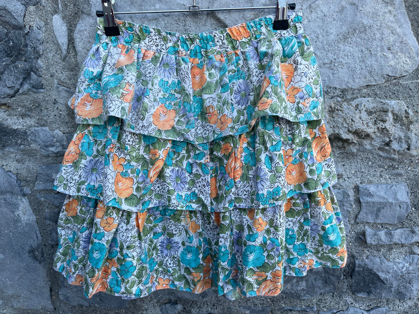 80s ruffles skirt   12y (152cm)