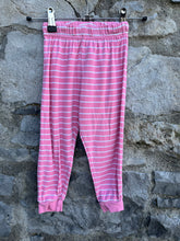 Load image into Gallery viewer, Pink stripy pants    18-24m (86-92cm)
