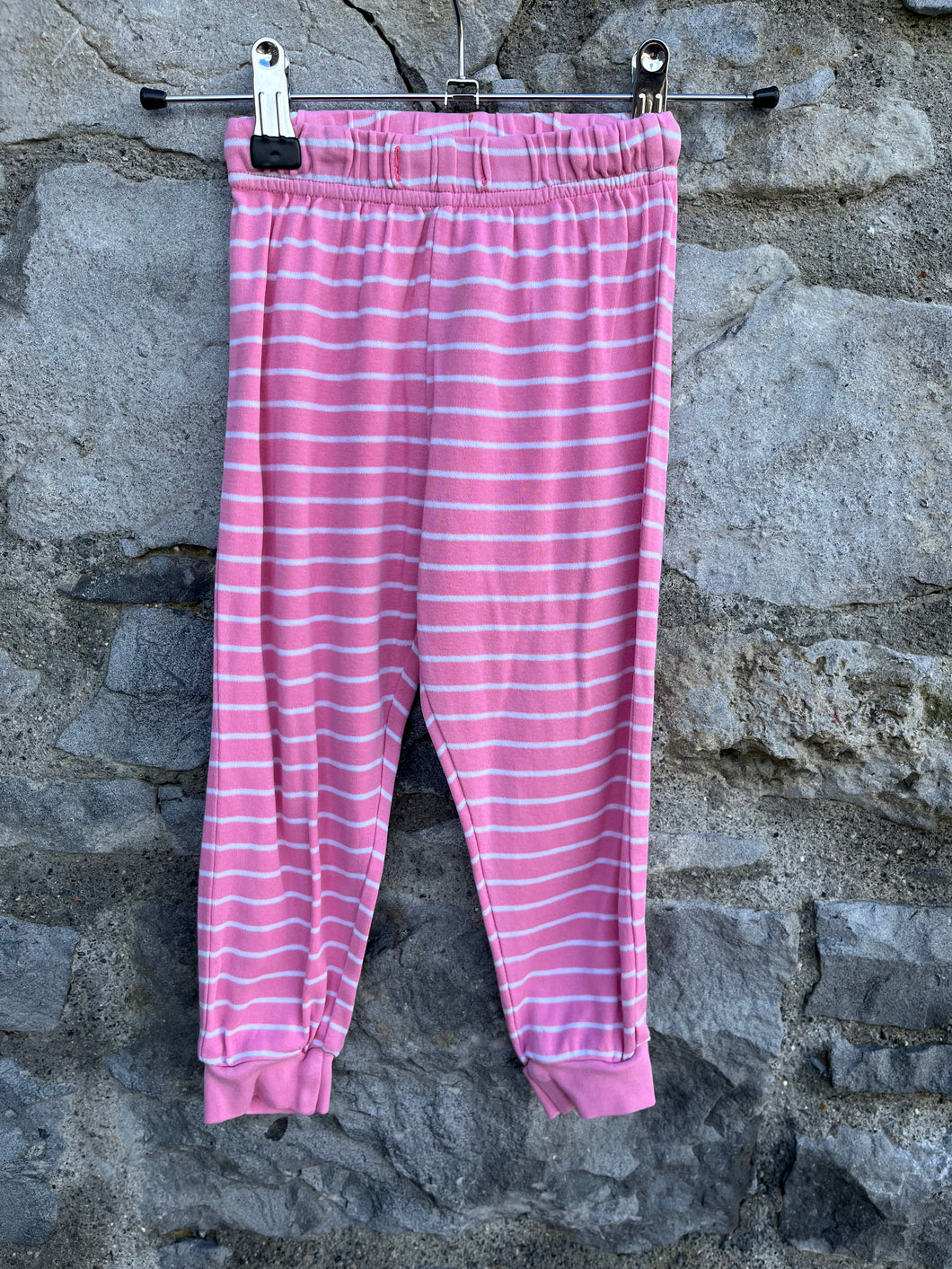 Pink stripy pants    18-24m (86-92cm)