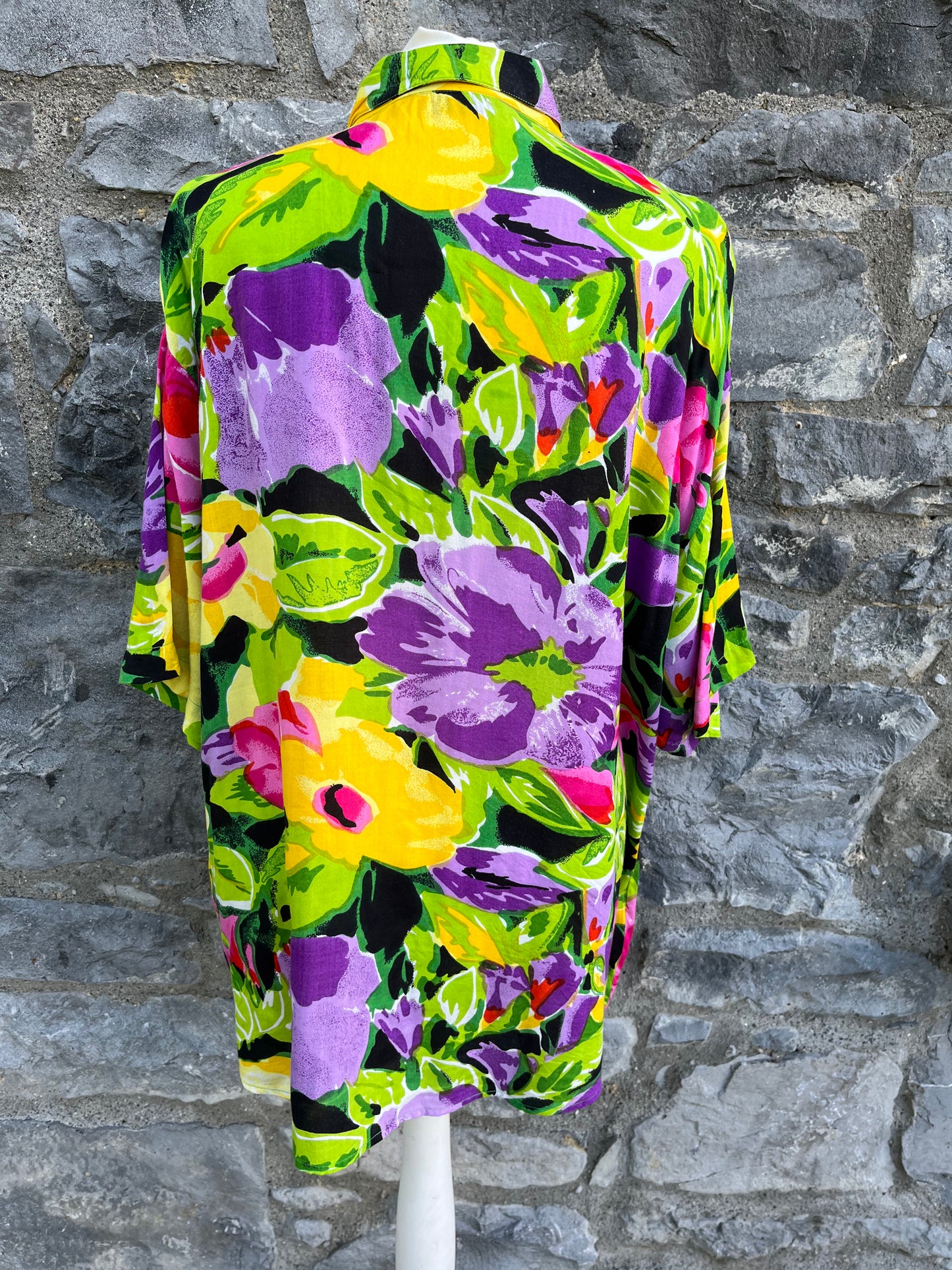 80s colorful shirt Large