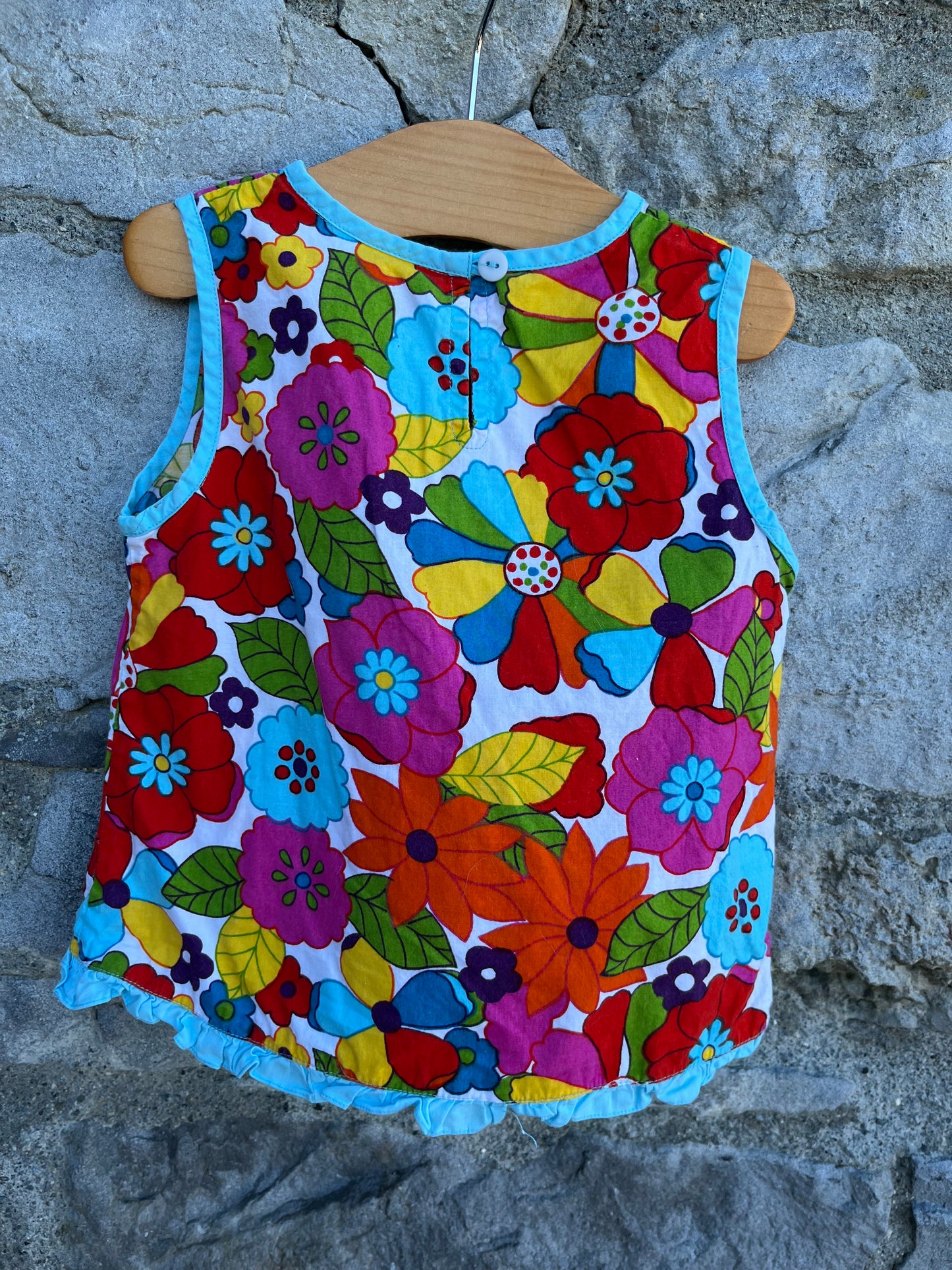 Floral top  9-12m (74-80cm)