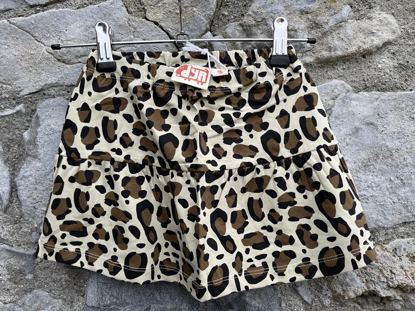 Leopard print skirt   3-4y (98-104cm)