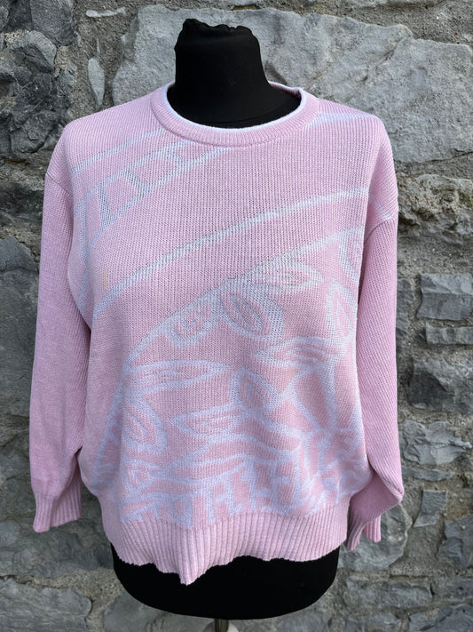 90s pale pink jumper uk 12-14