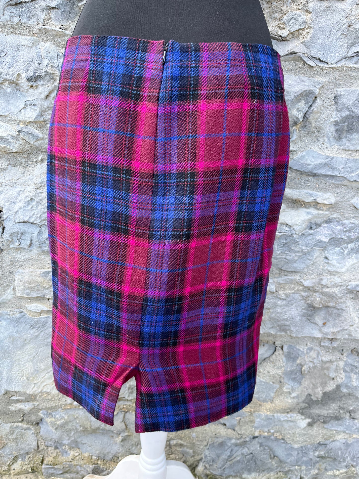 Pink tartan skirt uk 10-12