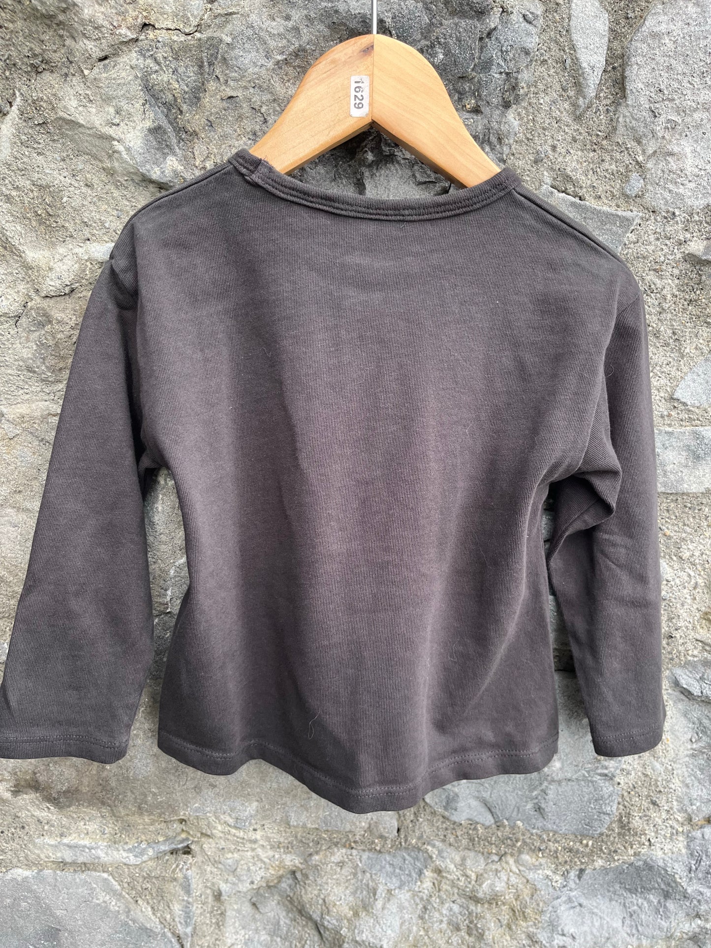 Charcoal top   2-3y (92-98cm)