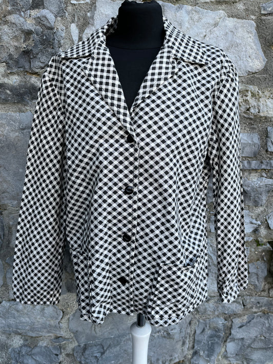 80s check blazer uk 12-14