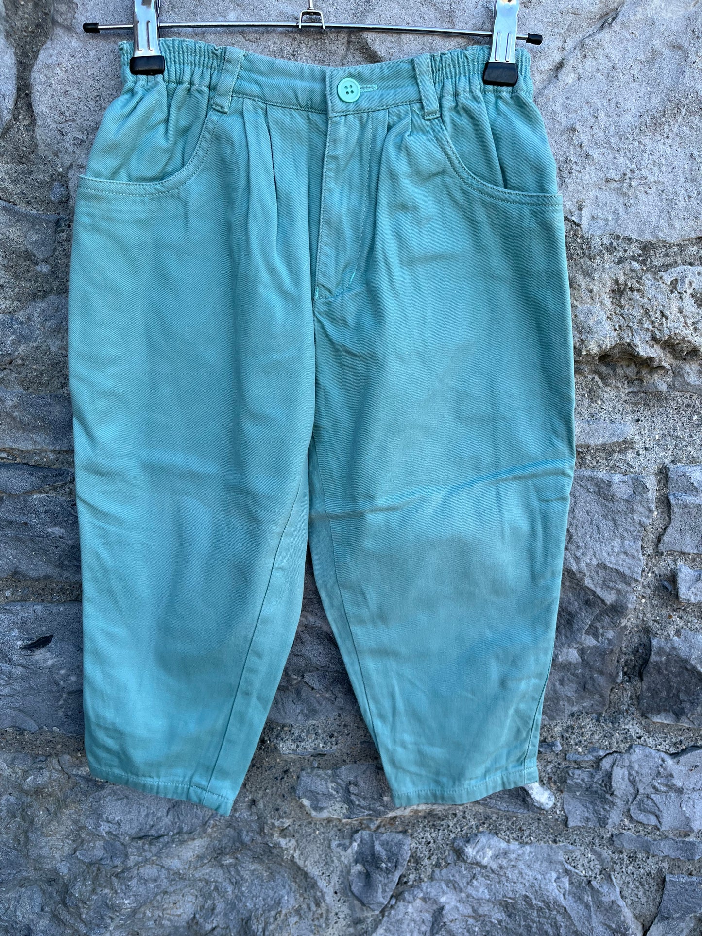 80s green jeans   3-4y (98-104cm)