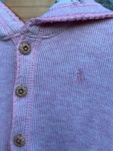 Load image into Gallery viewer, RL Pink hooded onesie  3-6m (62-68cm)
