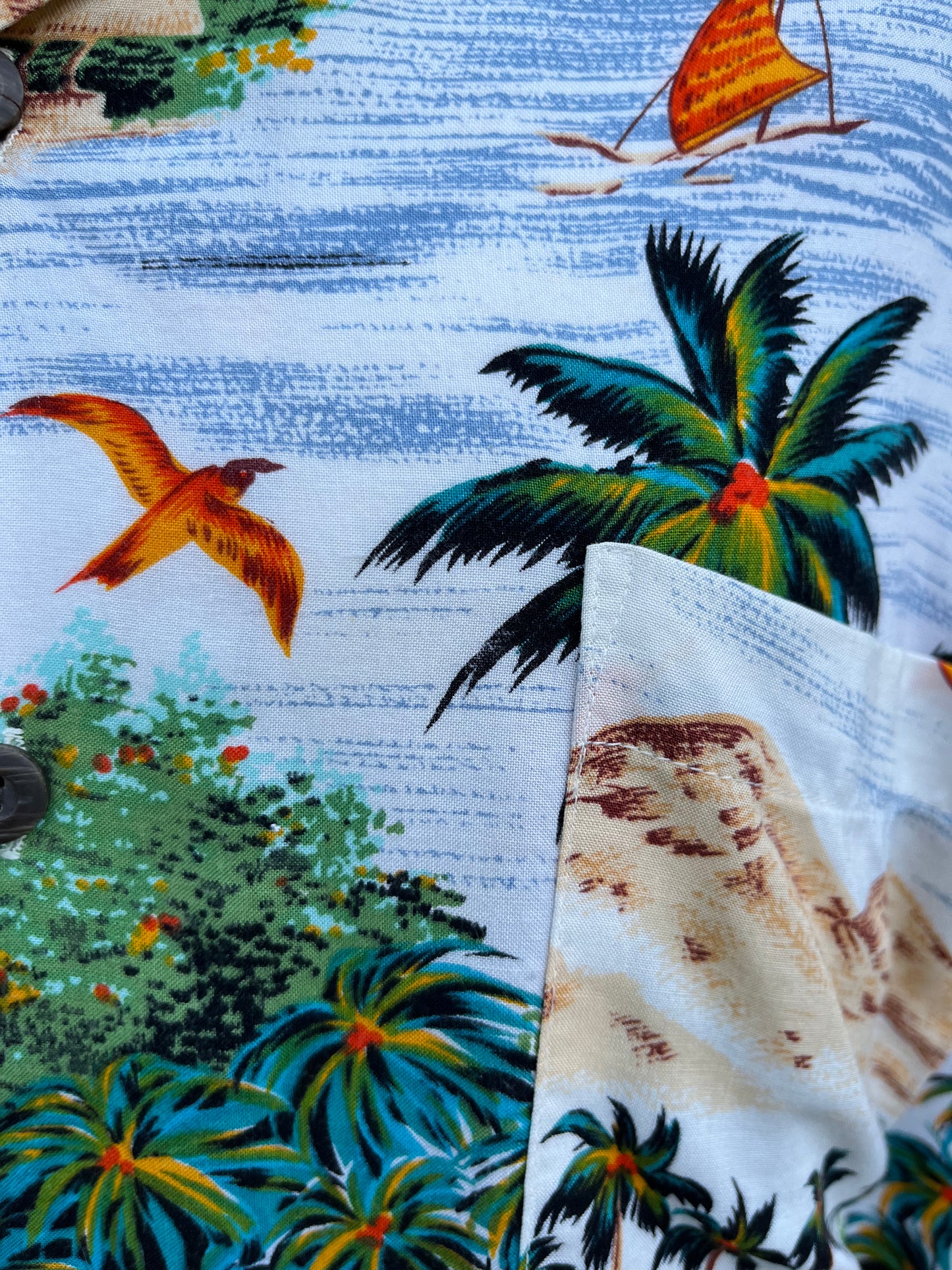 Reworked Hawaiian shirt  uk 12-14