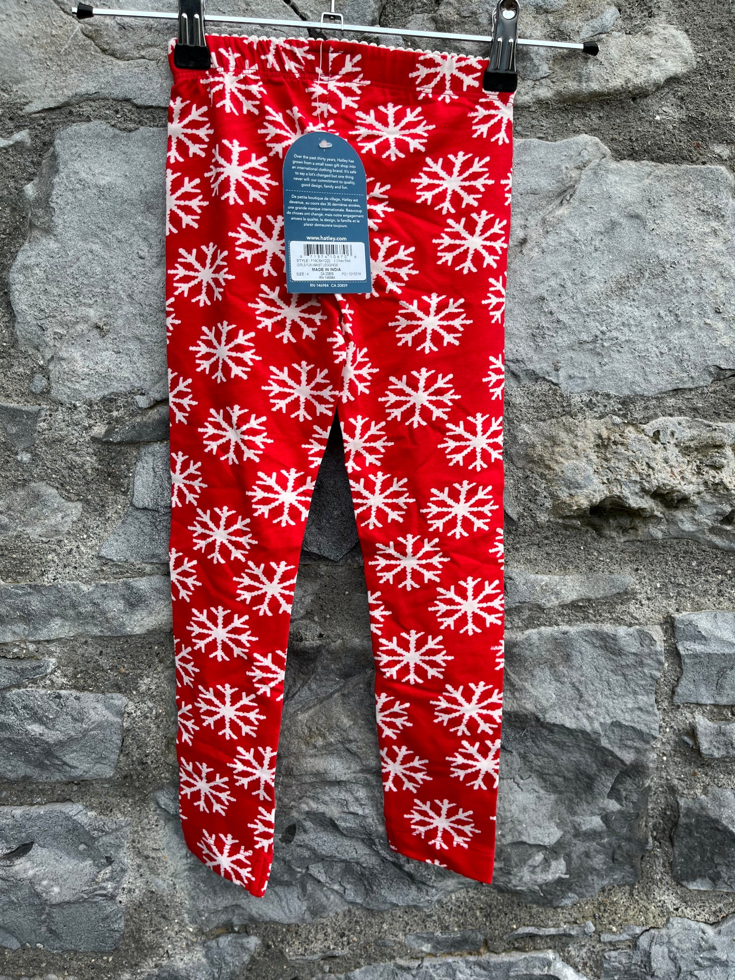 Snowflakes leggings  4y (104cm)