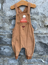 Load image into Gallery viewer, Teddy bear dungarees  3-6m (62-68cm)
