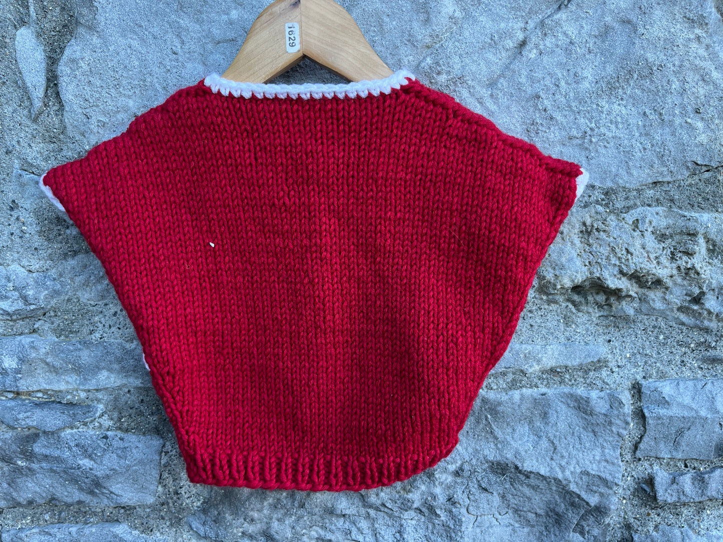 Christmas knitted gilet  12-18m (80-86cm)