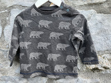 Load image into Gallery viewer, Bears grey top   9-12m (74-80cm)
