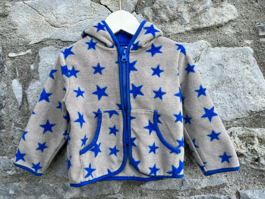 Blue stars fleece   3-6m (62-68cm)