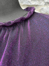 Load image into Gallery viewer, Purple sparkly top uk 12
