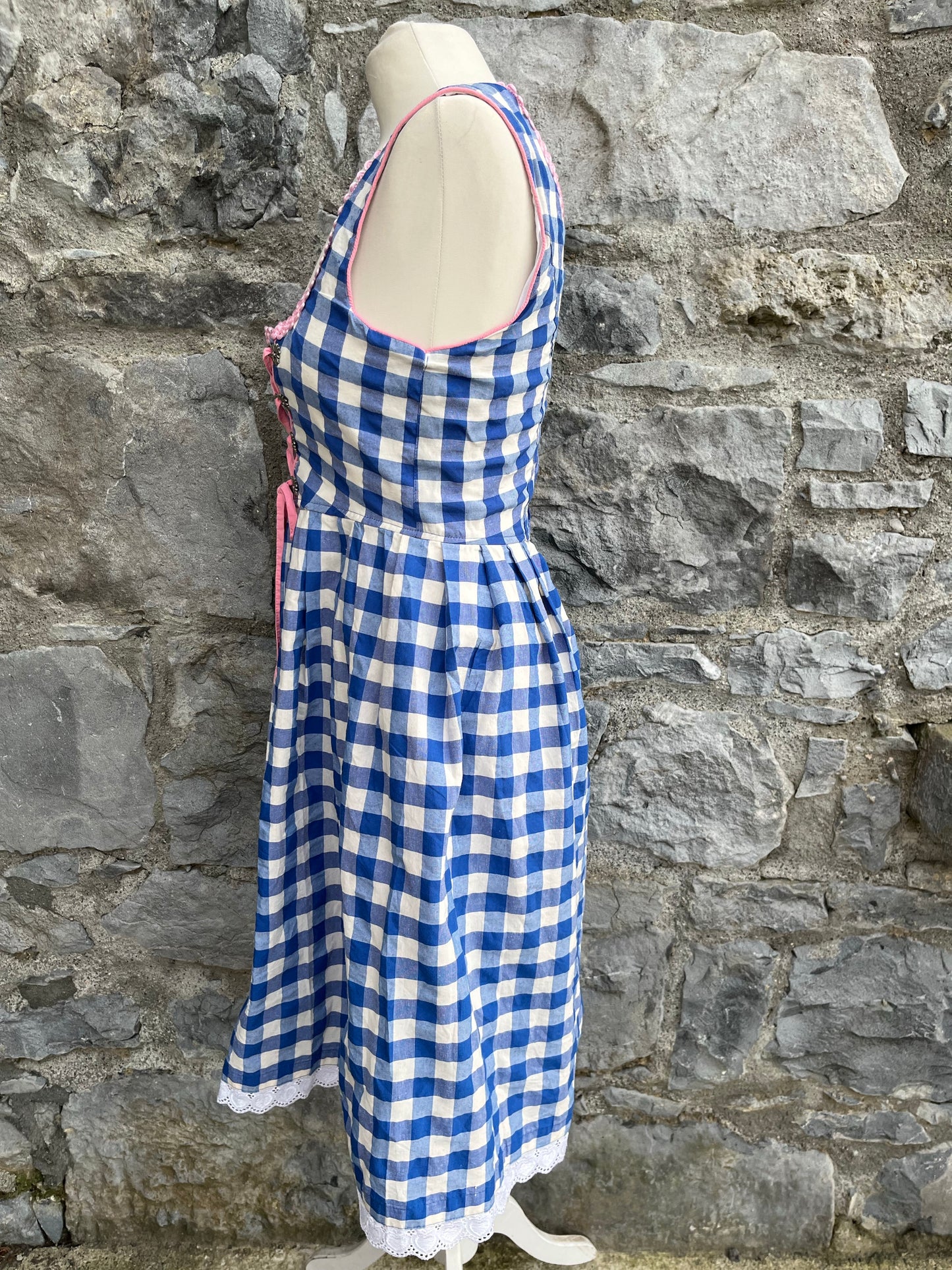 Bavarian check dress uk 8