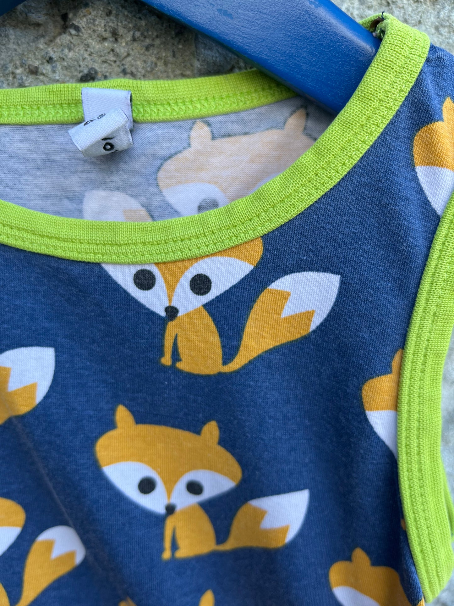 Foxes tank top   3-4y (98-104cm)