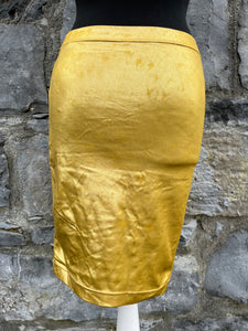 90s gold skirt uk 6-10
