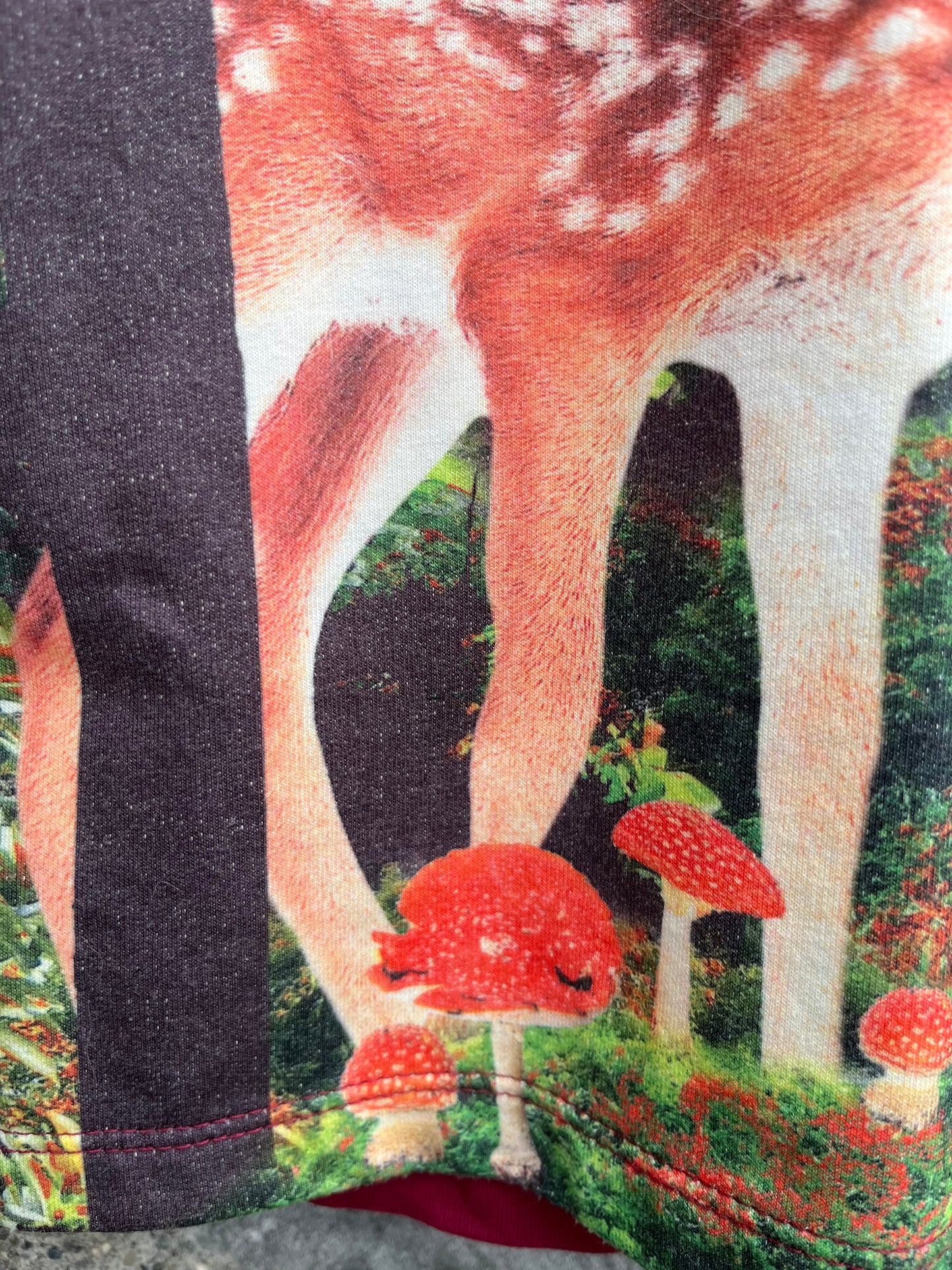 Deer&mushroom top   5-6y (110-116cm)