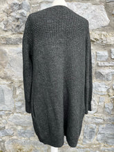 Load image into Gallery viewer, Charcoal open cardigan uk 10-12
