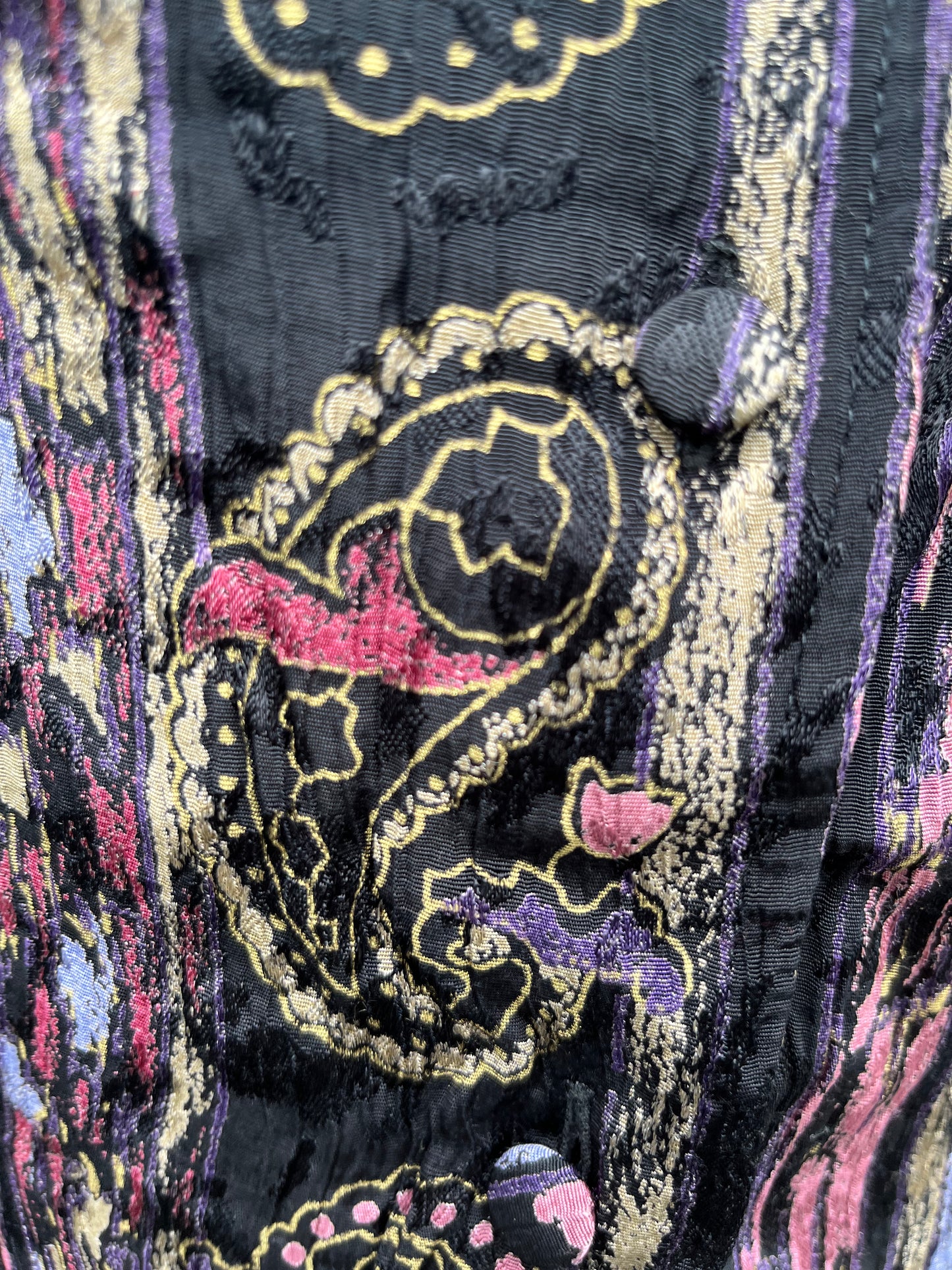 80s wrinkled paisley shirt uk 8