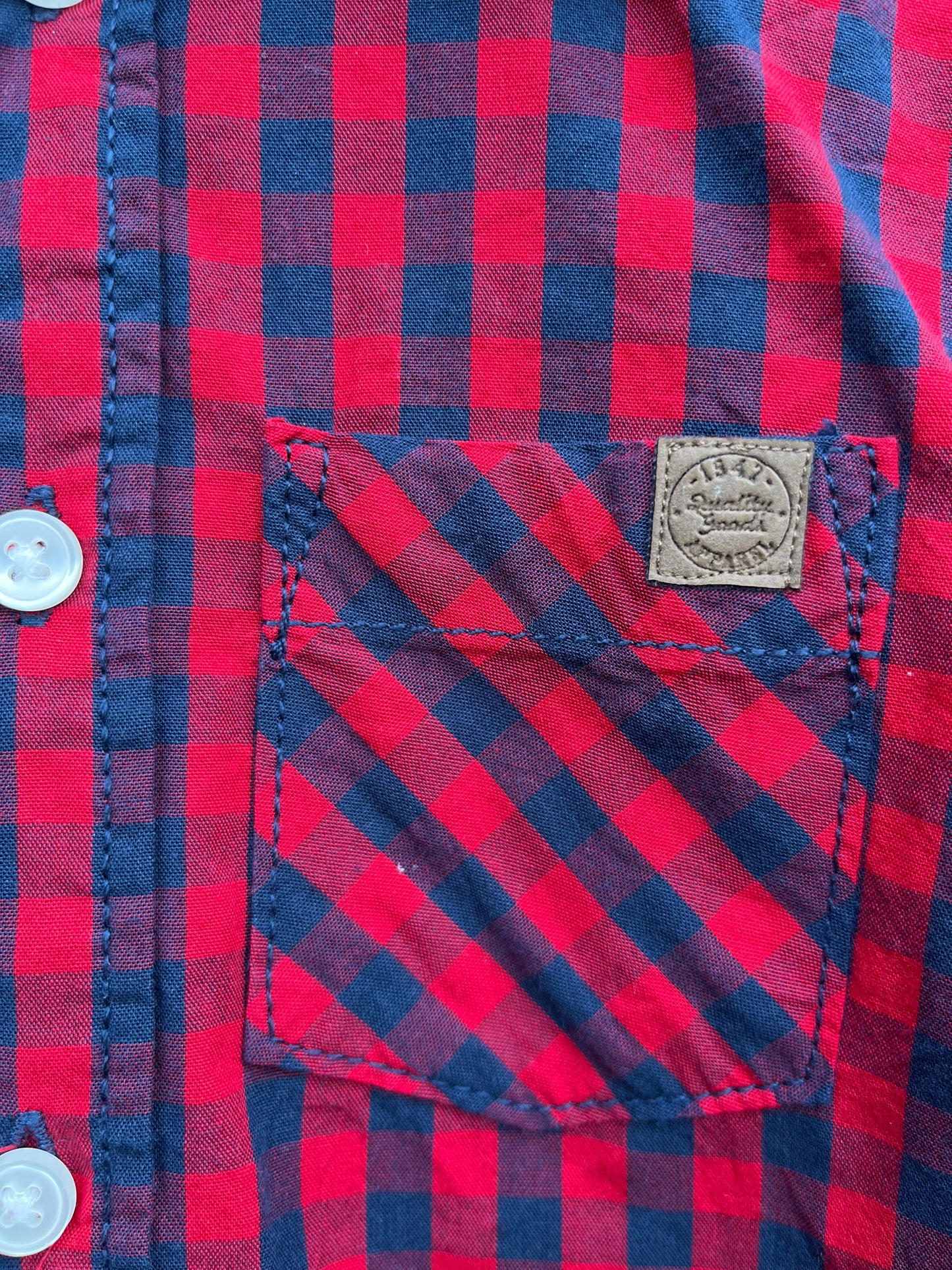 Red check shirt   18-24m (86-92cm)