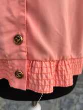 Load image into Gallery viewer, 80s peach blouse 12-14
