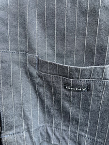 Grey stripy jacket  10y (140cm)