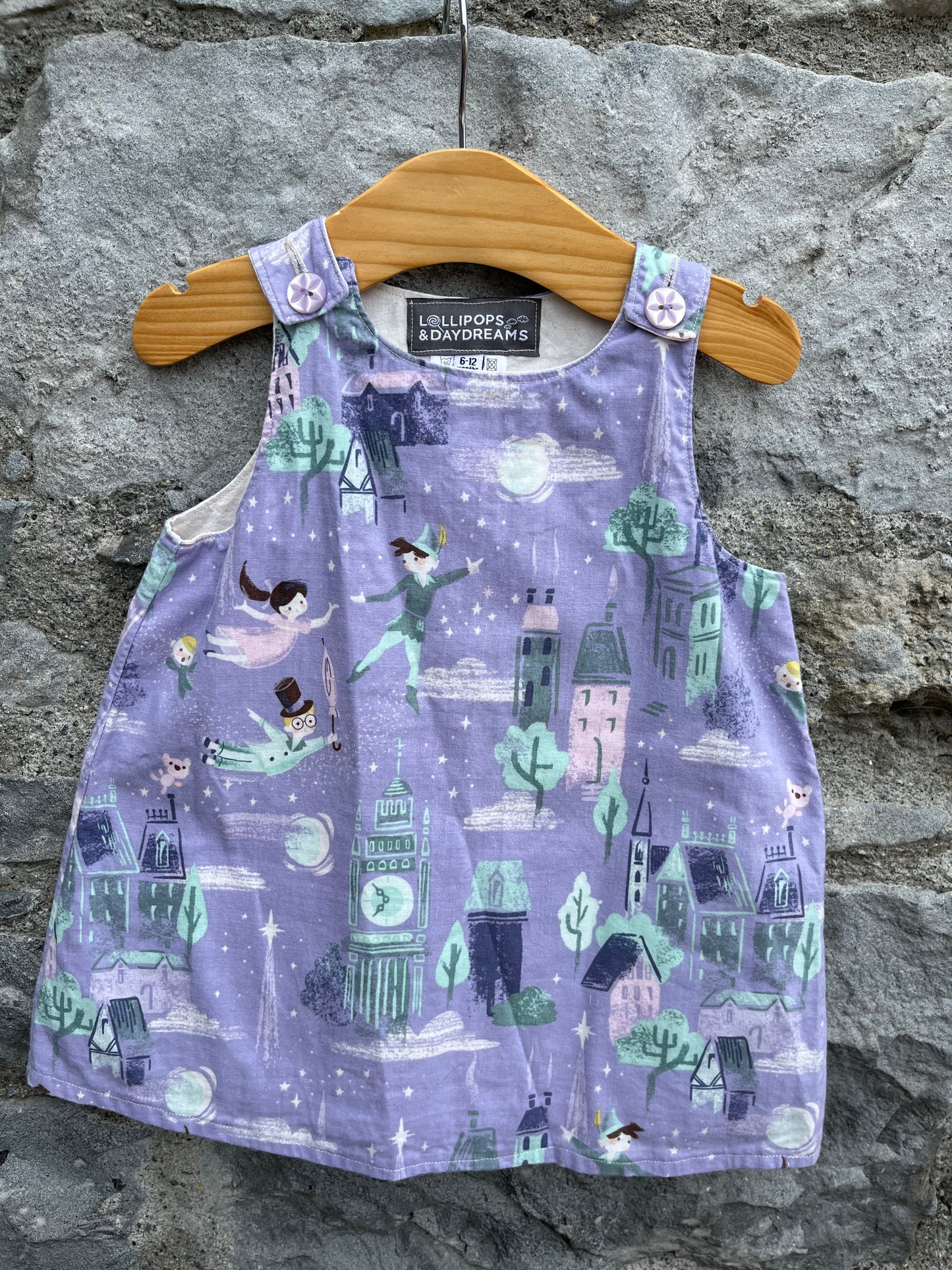 Peter Pan pinafore   6-12m (68-80cm)