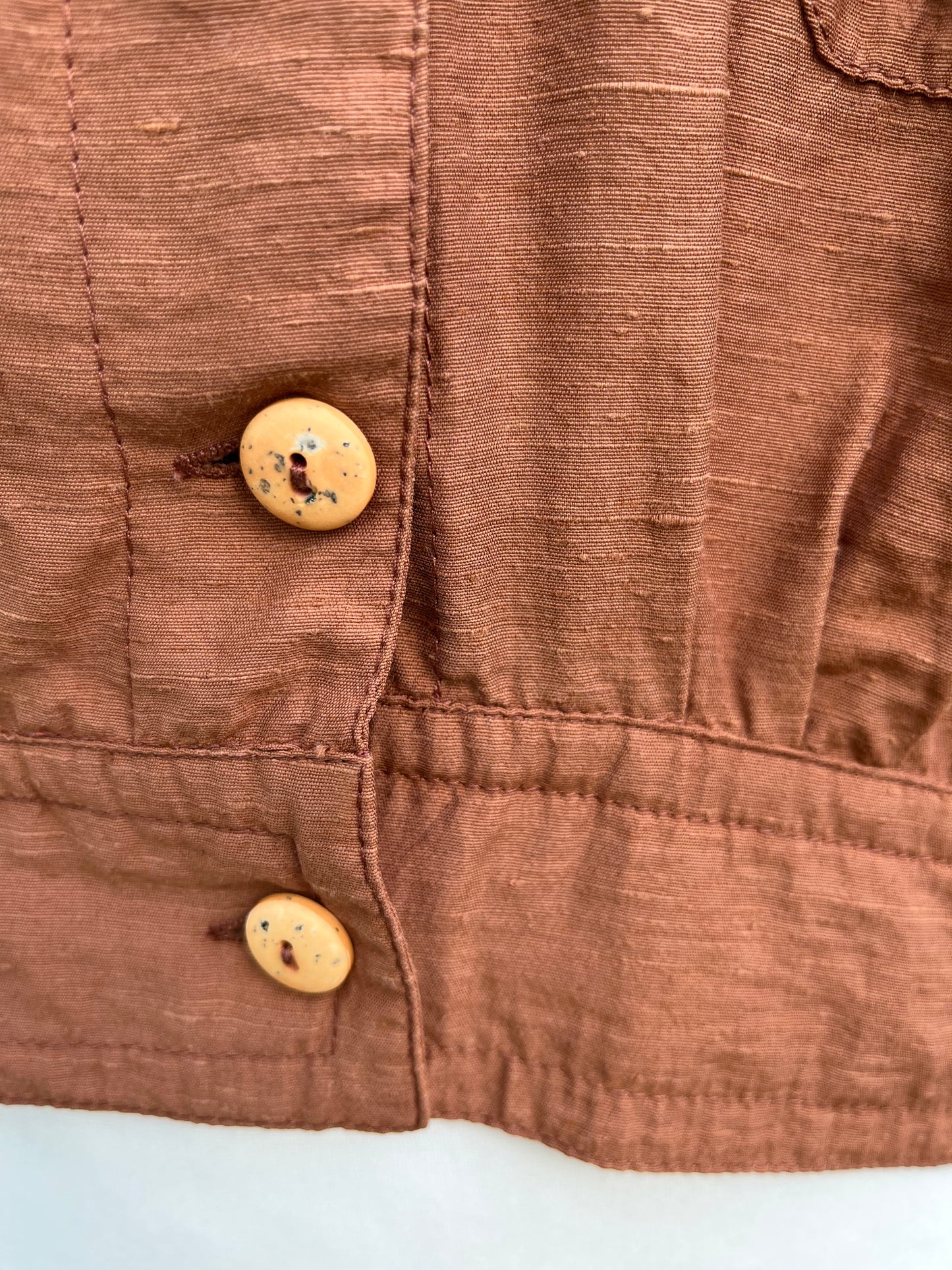 80s brown jacket uk 10-12