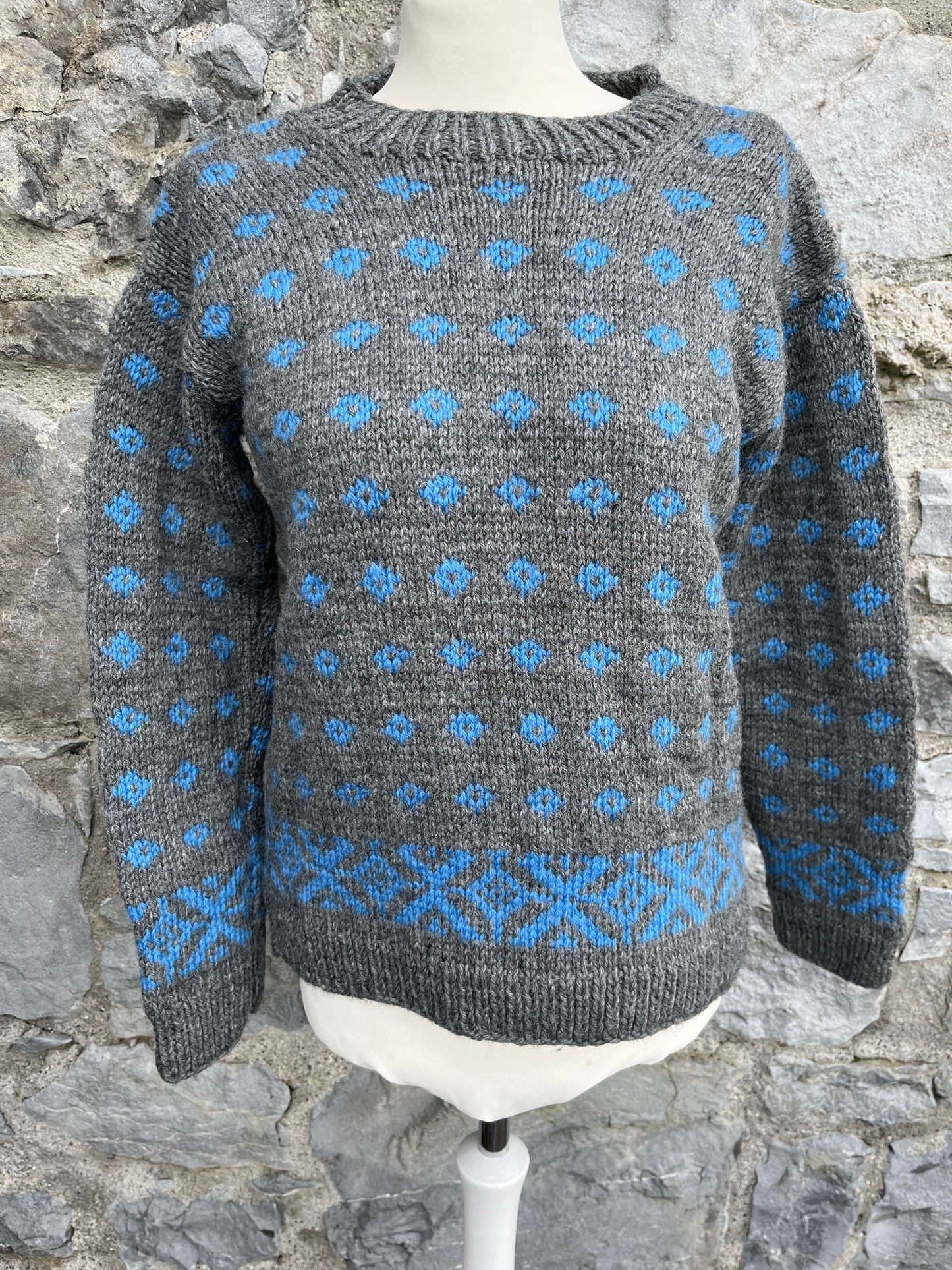 80s woolly spotty jumper  uk 10