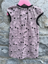 Load image into Gallery viewer, Pink leaves dress   2y (92cm)
