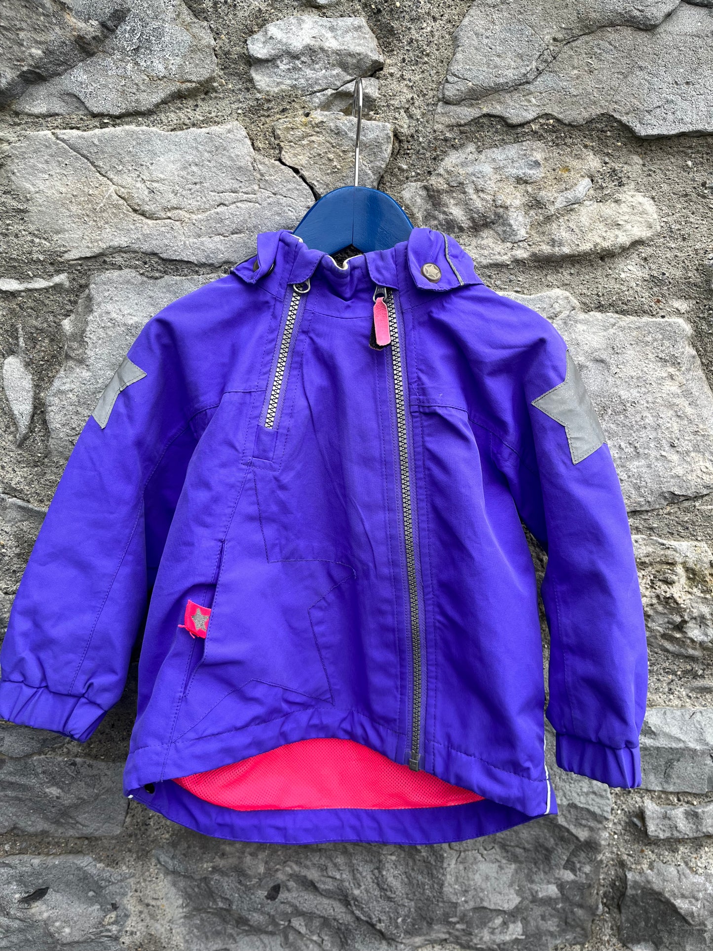 Hopla purple jacket   2y (92cm)