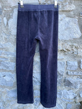 Load image into Gallery viewer, Velour navy pants  8y (128cm)
