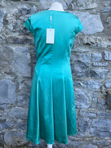 Green shiny dress   uk 10-12