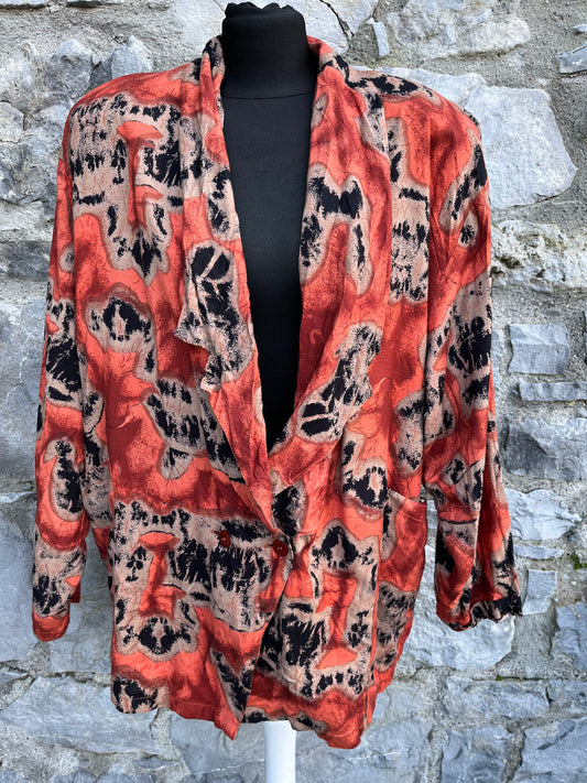 80s orange blazer uk 12-14