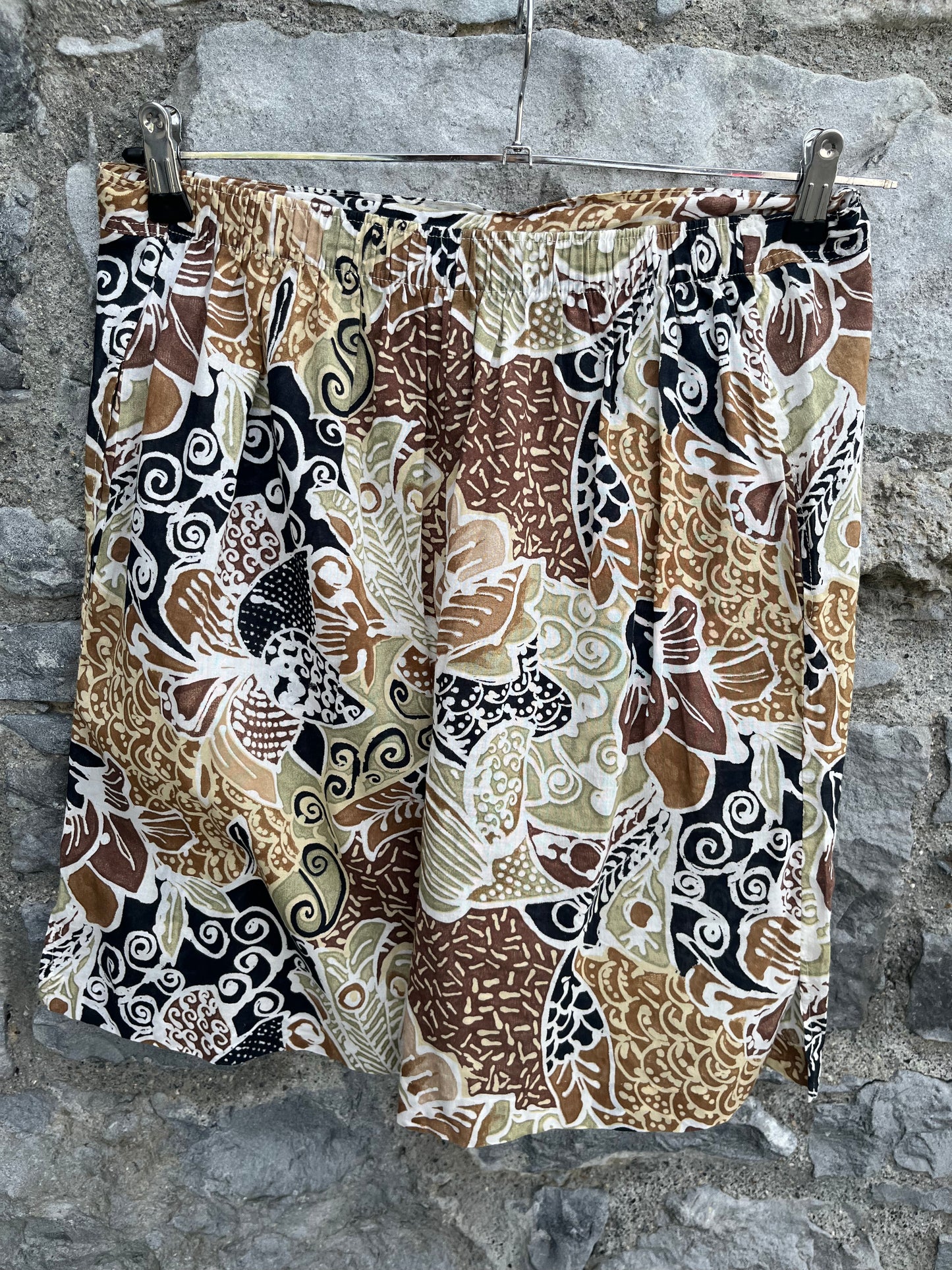 80s brown shorts uk 14