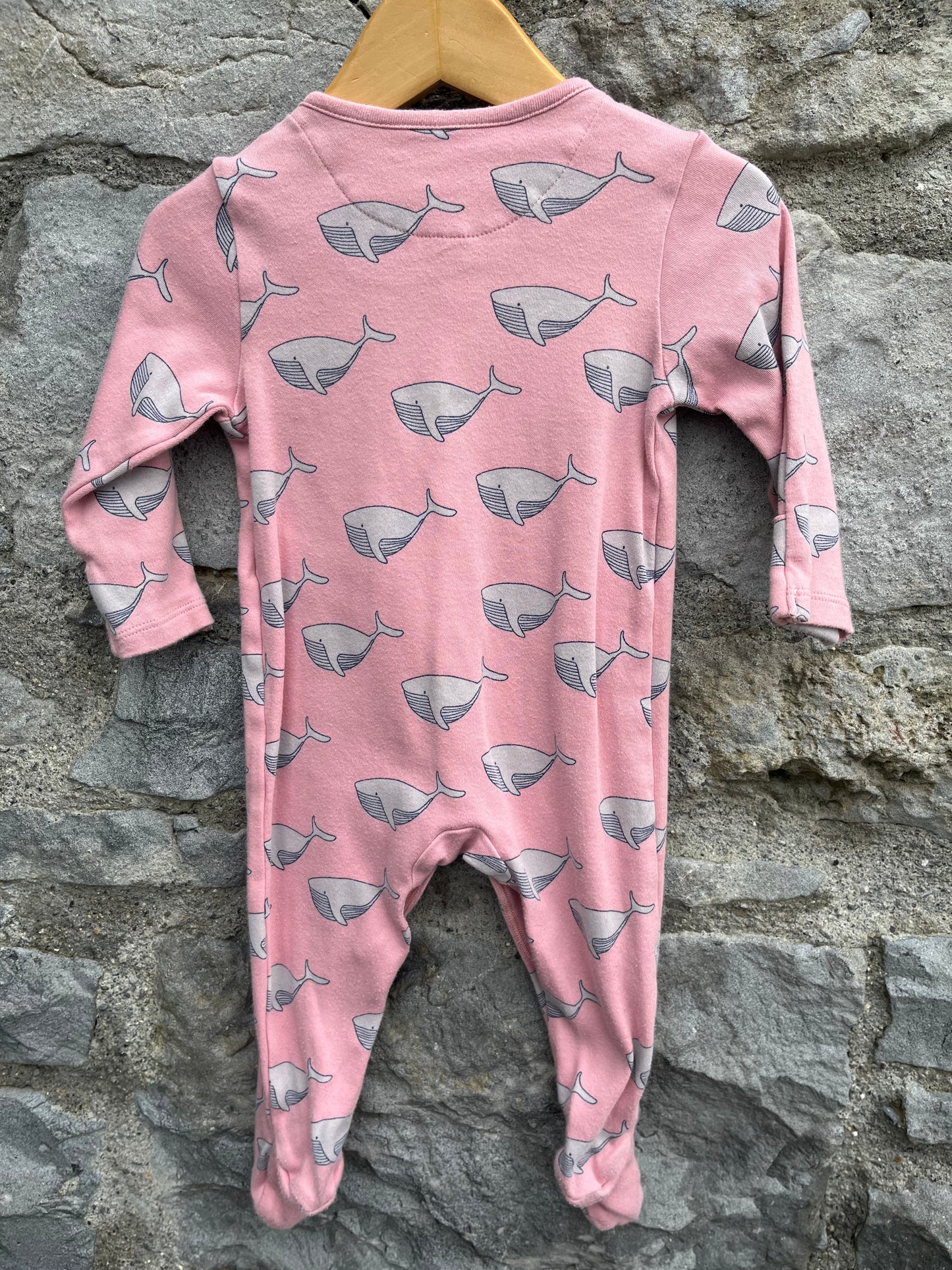 Whales onesie  3-6m (62-68cm)