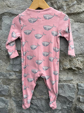 Load image into Gallery viewer, Whales onesie  3-6m (62-68cm)

