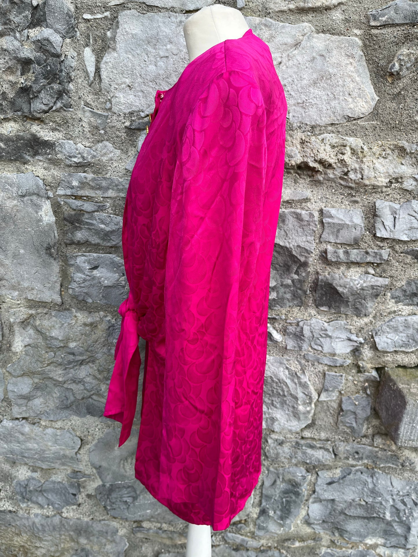 80s pink tunic uk 12-14