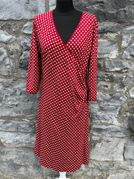 Red dotty dress uk 12-14