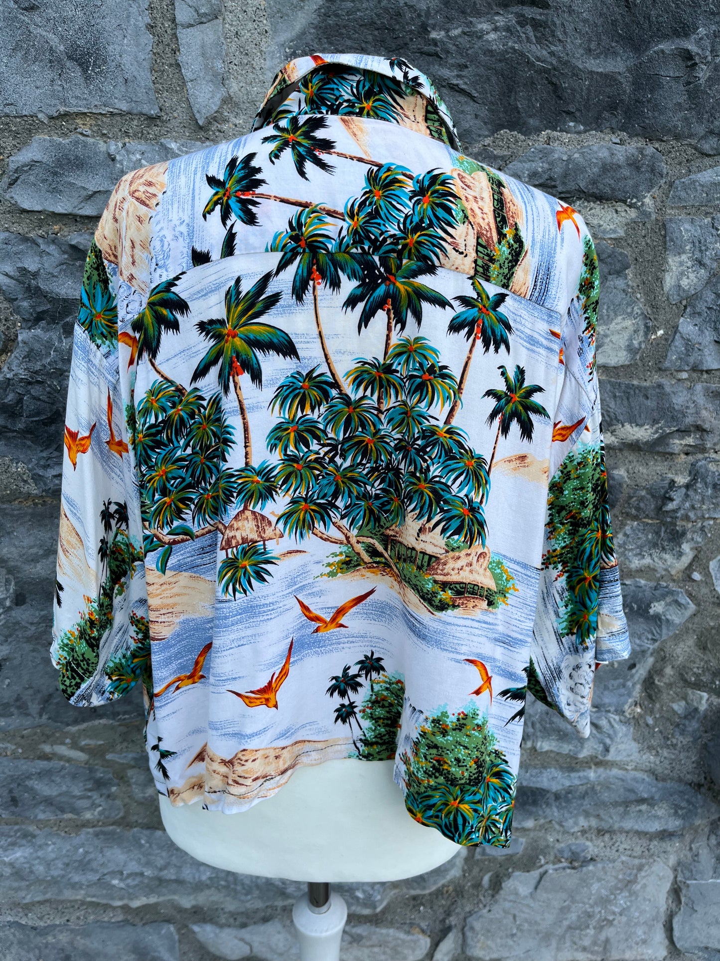 Reworked Hawaiian shirt  uk 12-14