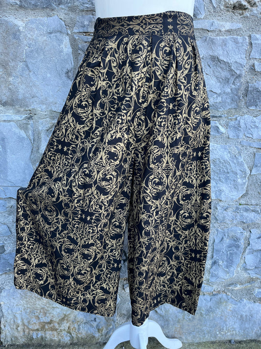 Golden pattern culottes uk 10