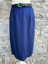 Load image into Gallery viewer, Navy skirt uk 8-10
