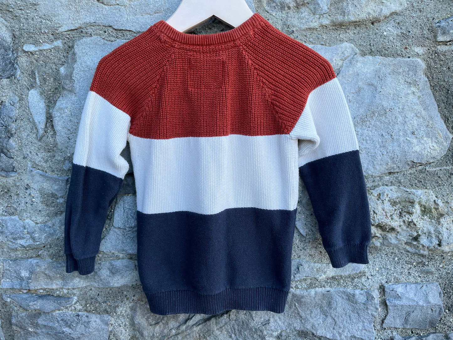 Rusty&navy jumper  18-24m (86-92cm)