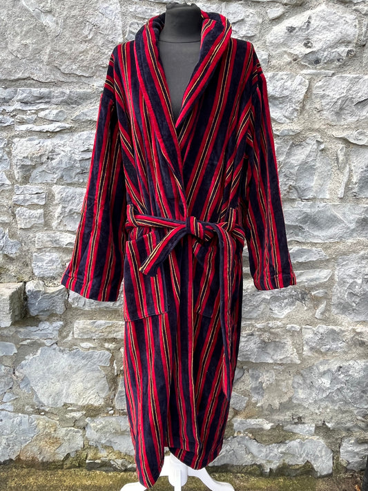 80s stripy gown M/L