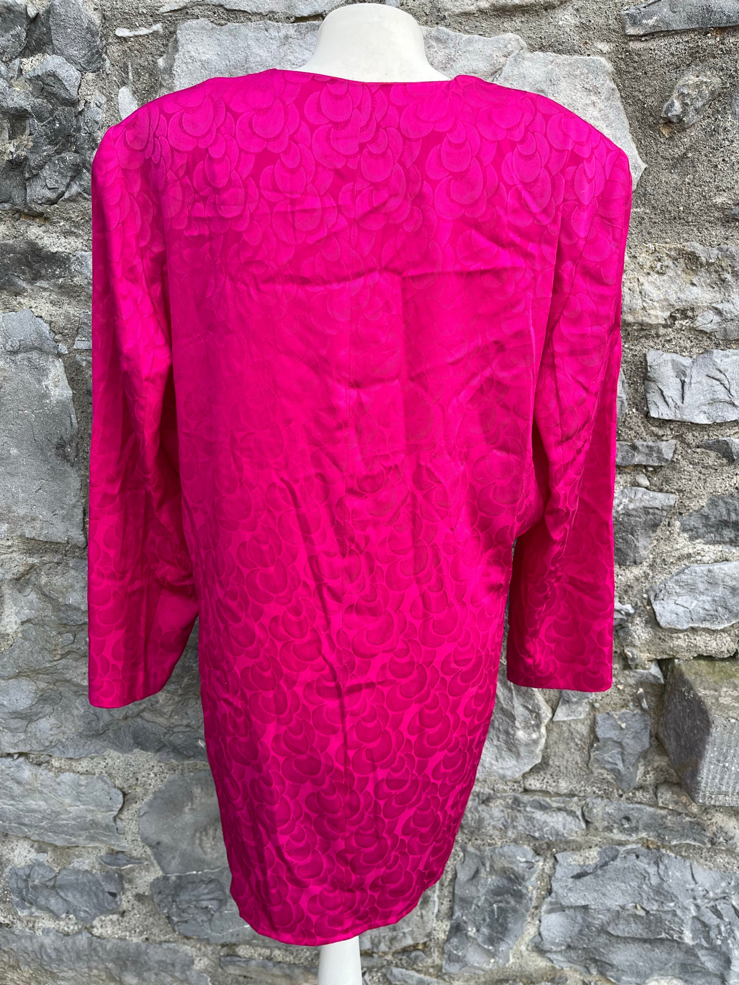 80s pink tunic uk 12-14