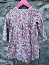 Load image into Gallery viewer, Autumn flowers dress   18-24m (86-92cm)
