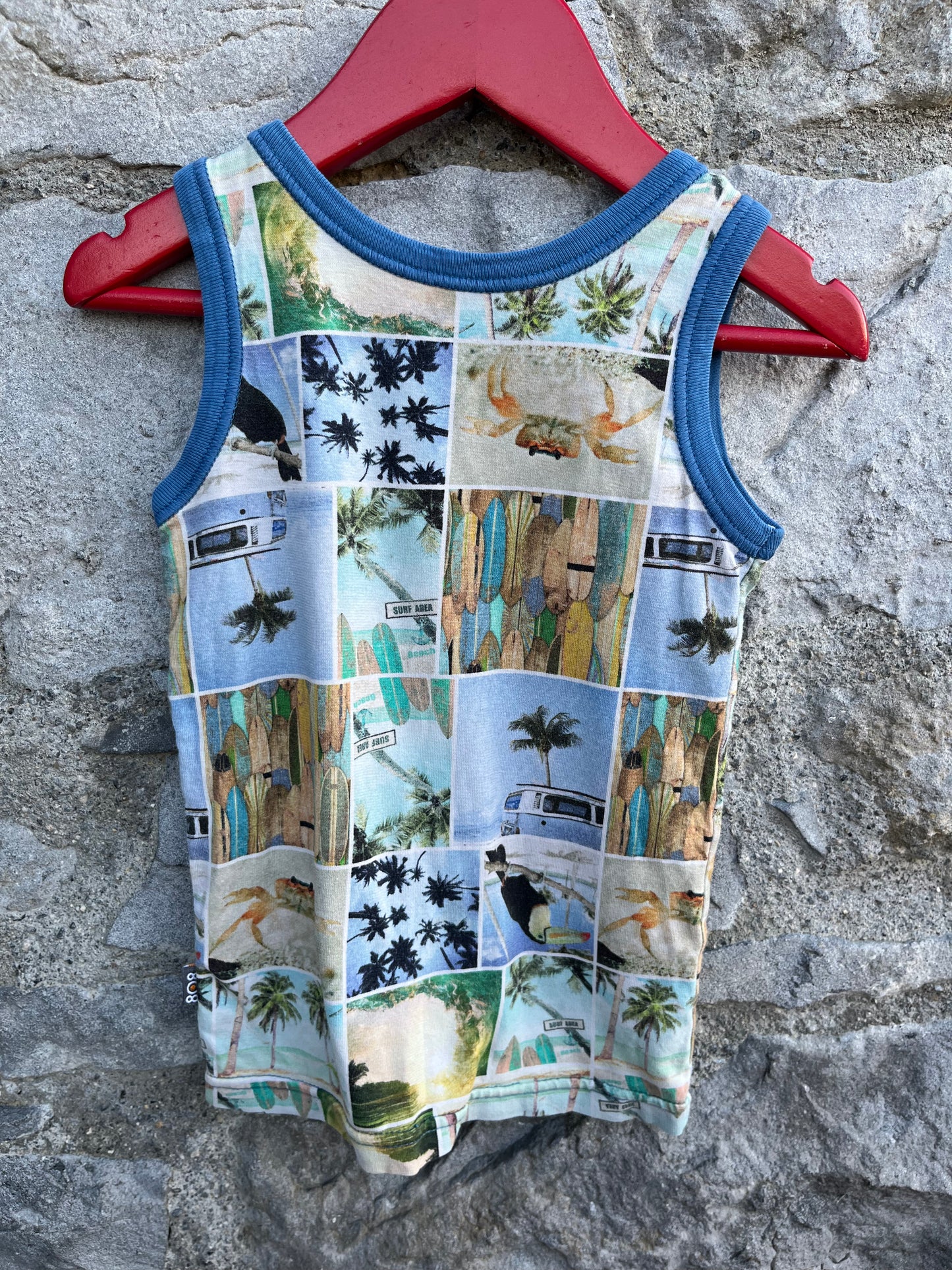 Palm beach tank top   18-24m (86-92cm)